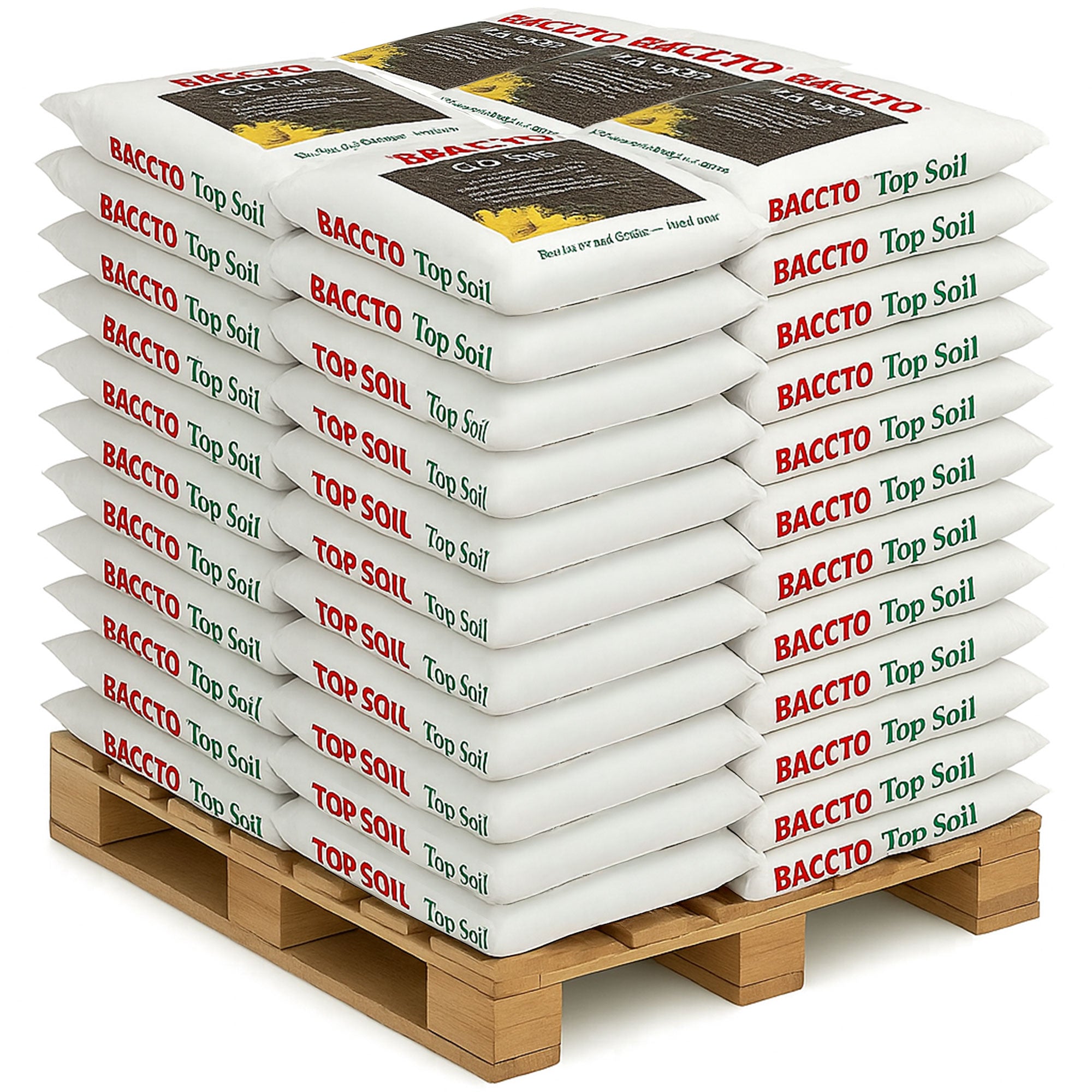 Michigan Peat Baccto Top Soil with Reed Sedge, Peat and Sand, 50 lb Bag, 50 Pack - VMInnovations