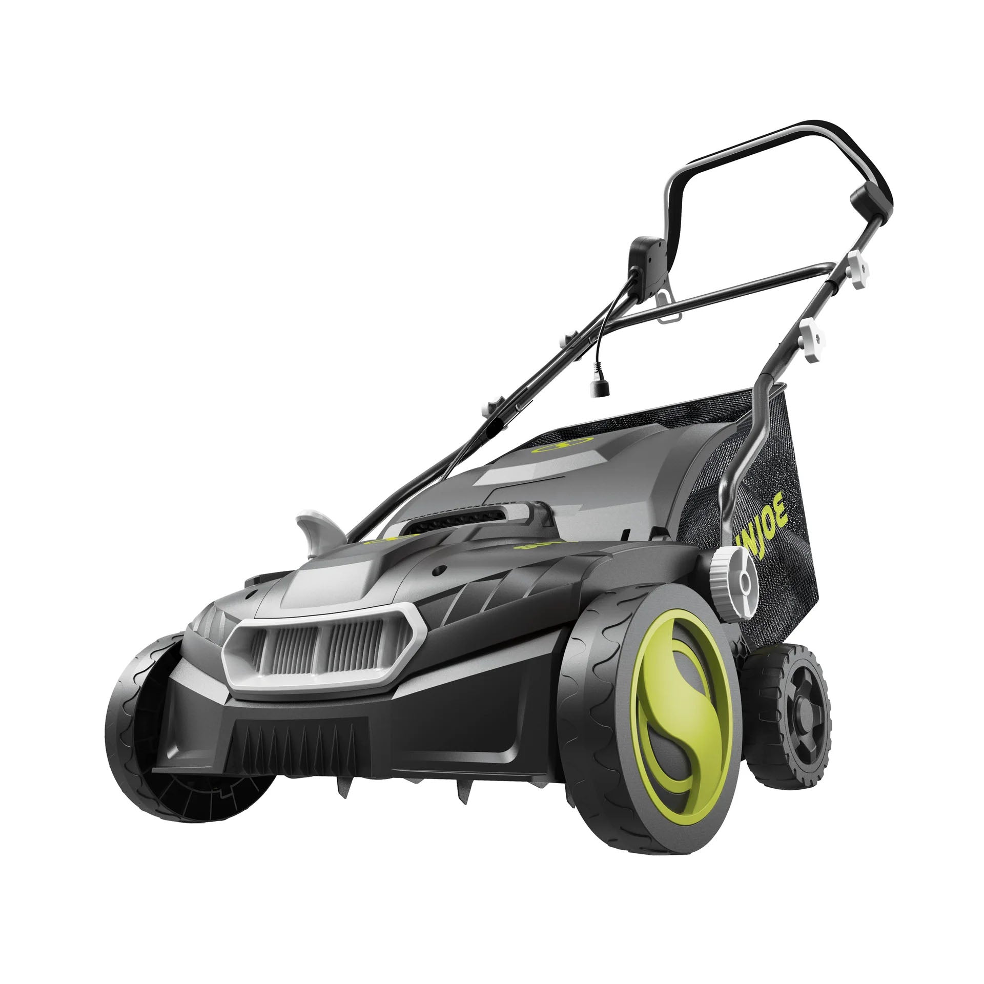 Sun Joe 15" Corded Electric Dethatcher Scarifier w/13.2gal Bag 15 Amp(For Parts)