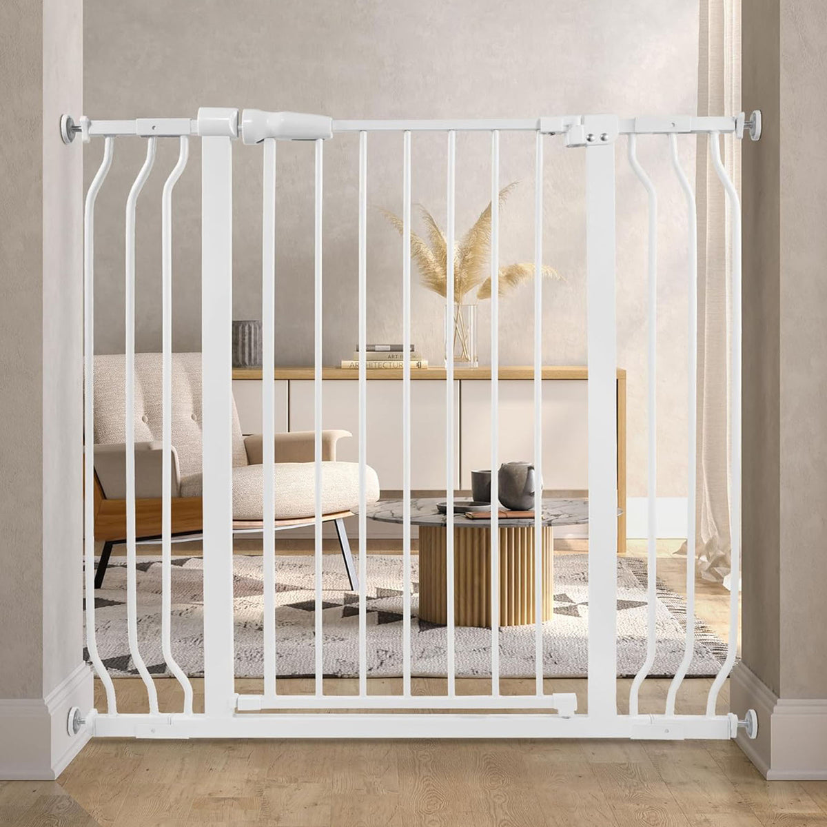 BalanceFrom Walk Thru Safety Gate, Fits 29.1-43.3" Openings, 36” Tall (Open Box) - VMInnovations