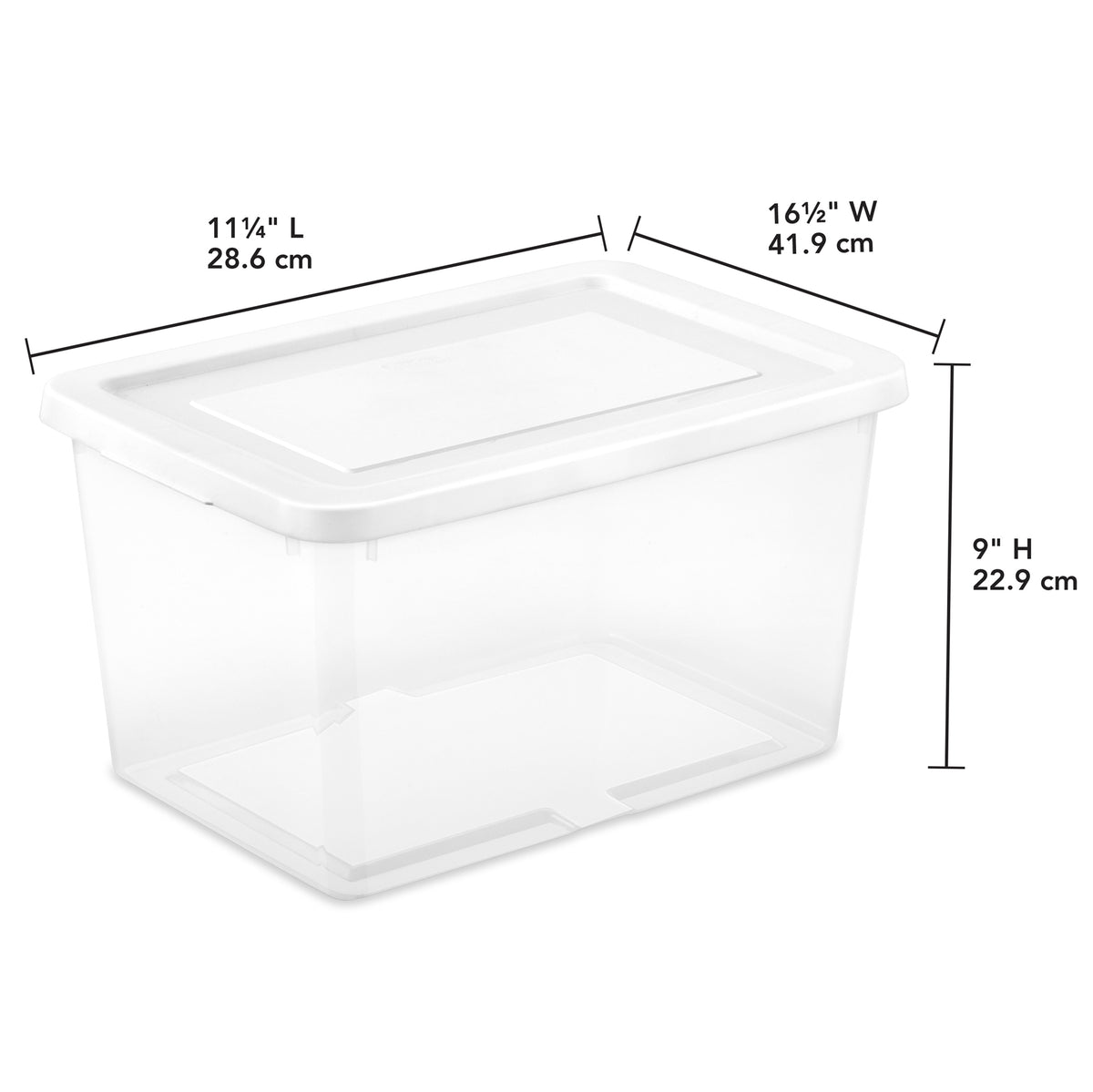 Sterilite 20 Qt Storage Box, Stackable Plastic Container Home Organizer, 24 Pack - VMInnovations