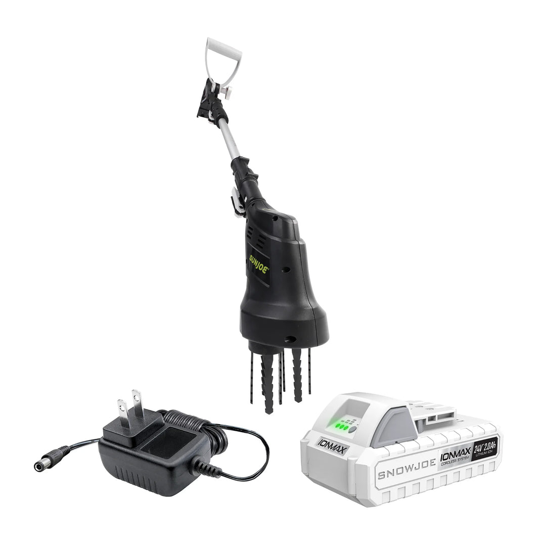 Sun Joe 24V Claw Tiller and Cultivator for Small Scale Gardening, 24V-CTLR-LTE - VMInnovations