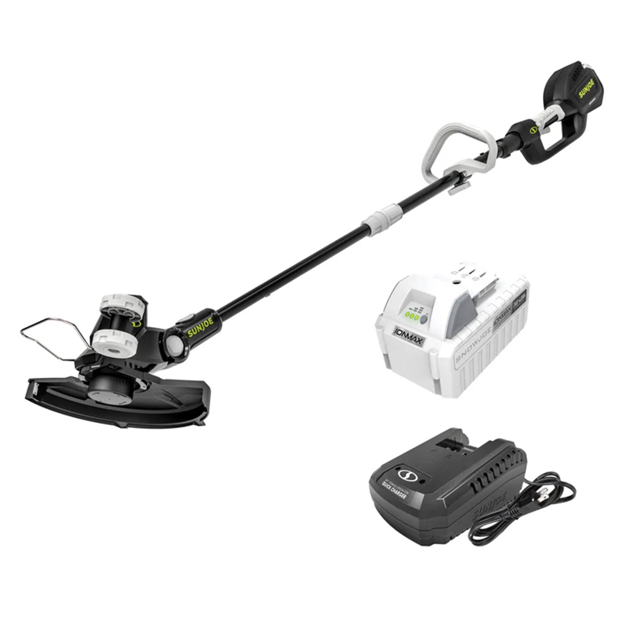Sun Joe 24V 12" Multi-Angle Head Cordless Dual Line String Trimmer Kit, 24V-ST14 - VMInnovations