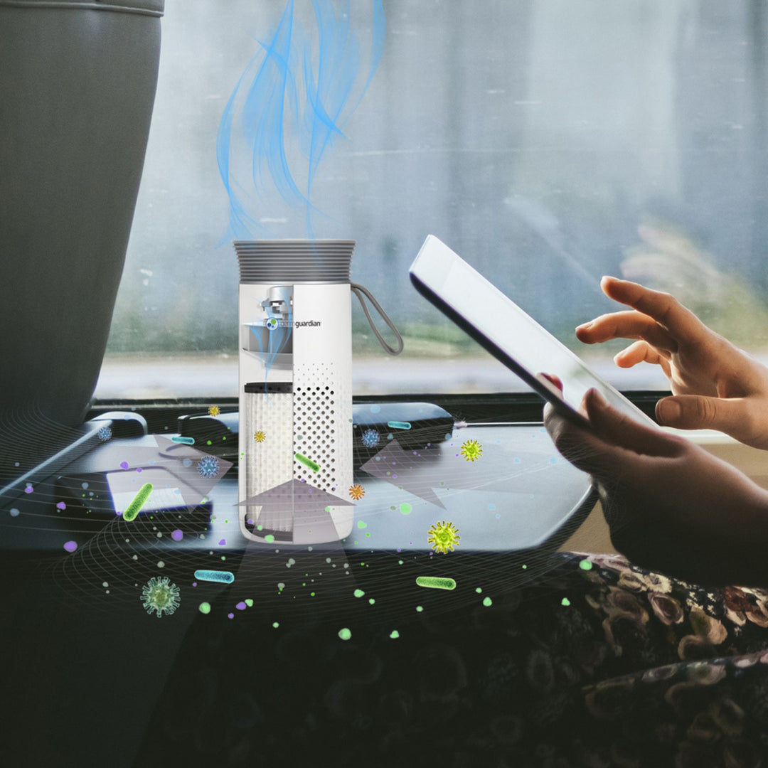 GermGuardian Portable Air Purifier for Small Spaces, USB Cable, 7β White, AC085 - VMInnovations