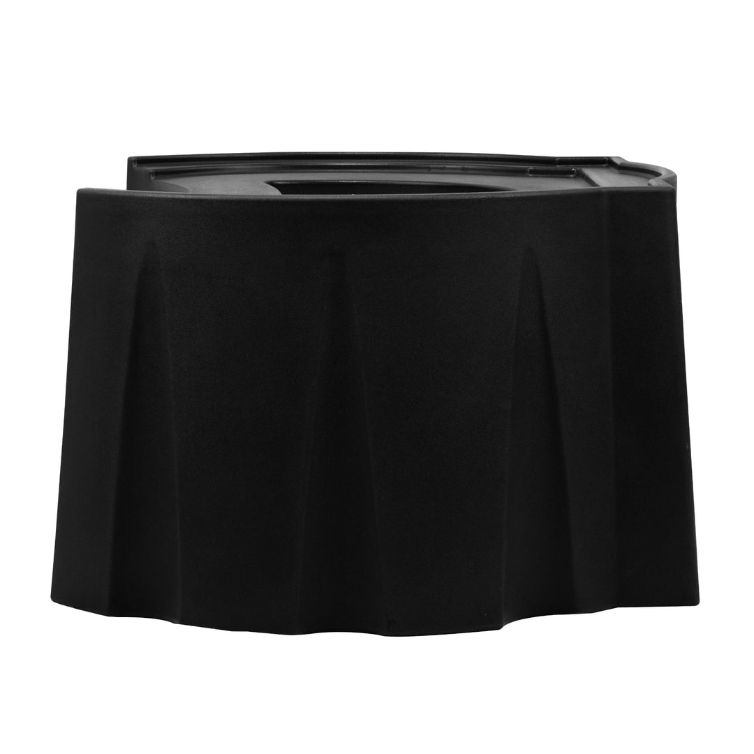 Good Ideas Rain Wizard Universal Rain Barrel Stand, Adds Room for Buckets, Black - VMInnovations