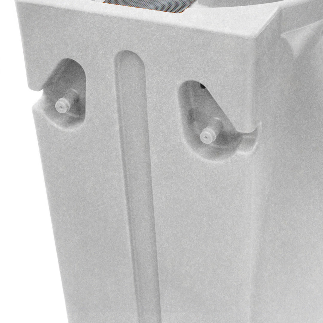Good Ideas Rain Wizard Plastic Resin Urn, 65 Gallon Rain Barrel, Light Granite - VMInnovations