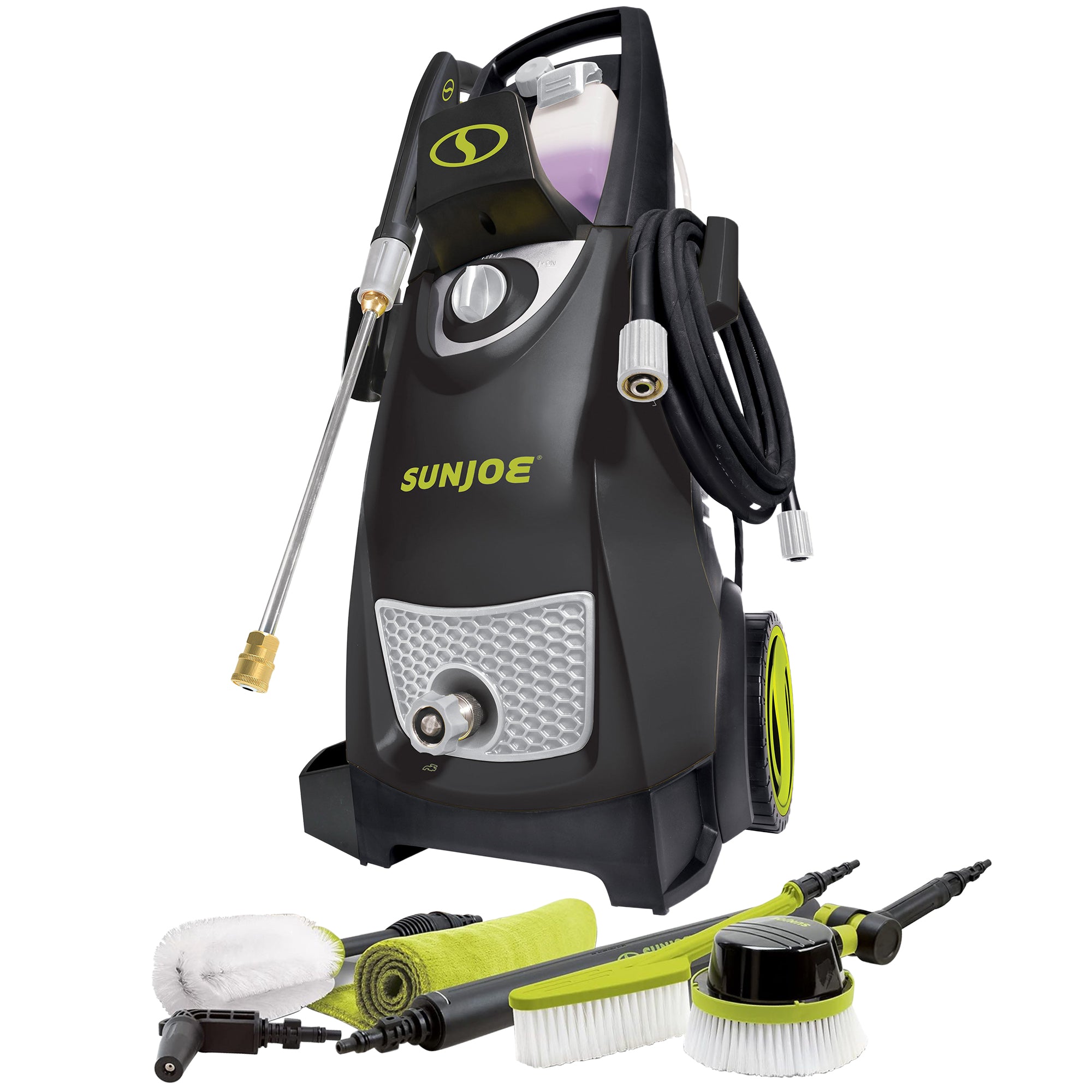 Sun Joe Electric Pressure Washer with Wheels & Auto Cleaning System Accessories - VMInnovations