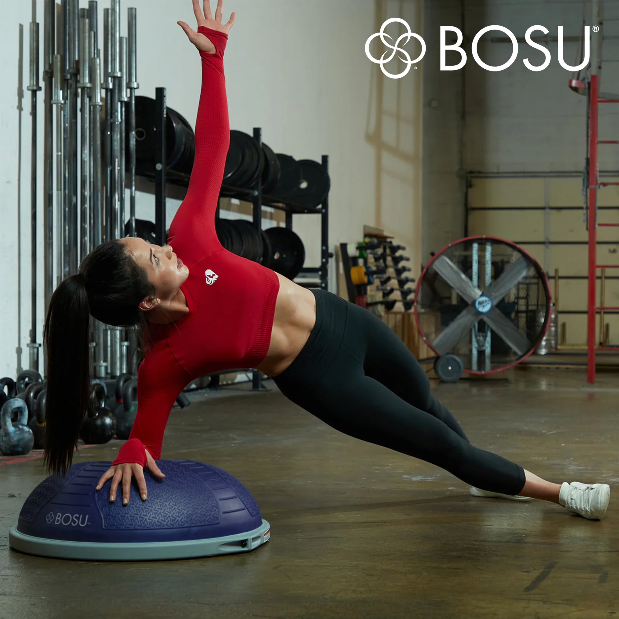 Bosu NEXGEN Balance Strength Trainer, Home Gym Workout Equipment, 26" (Open Box)