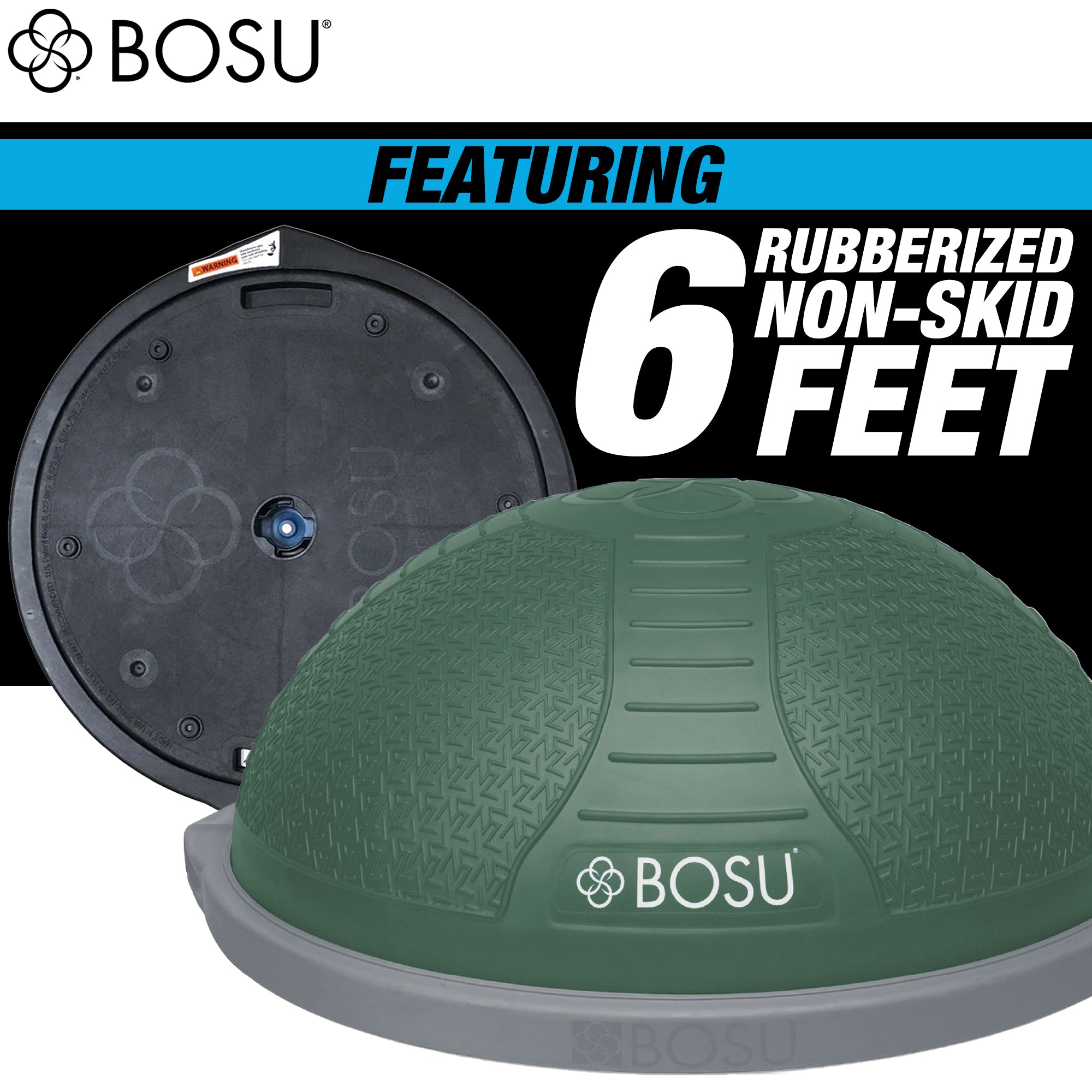 Bosu NEXGEN Balance Strength Trainer, Home Gym Workout Equipment, 26", Green - VMInnovations