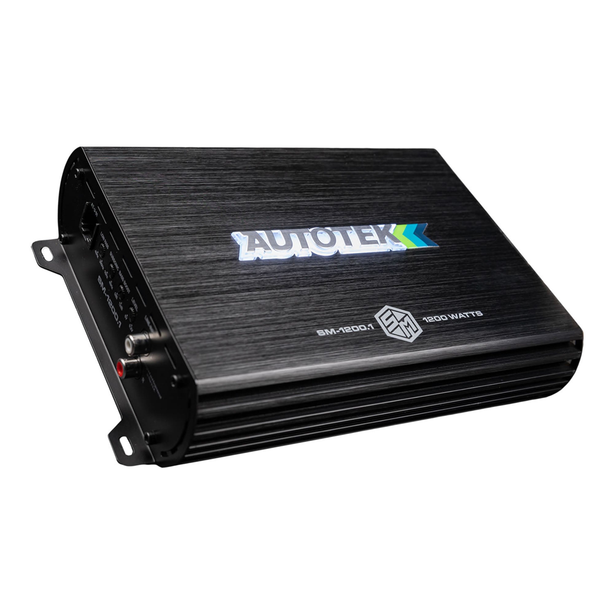 Autotek 1200 Watt 1 Channel Car Audio Amplifier, Street Machine SM-1200.1, Black - VMInnovations