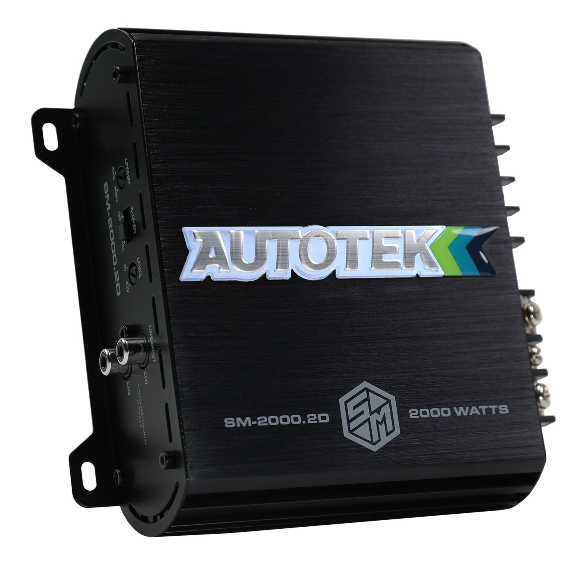 Autotek 2000W 2 Channel Car Audio Amplifier Bass Knob, Street Machine SM-2000.2D - VMInnovations