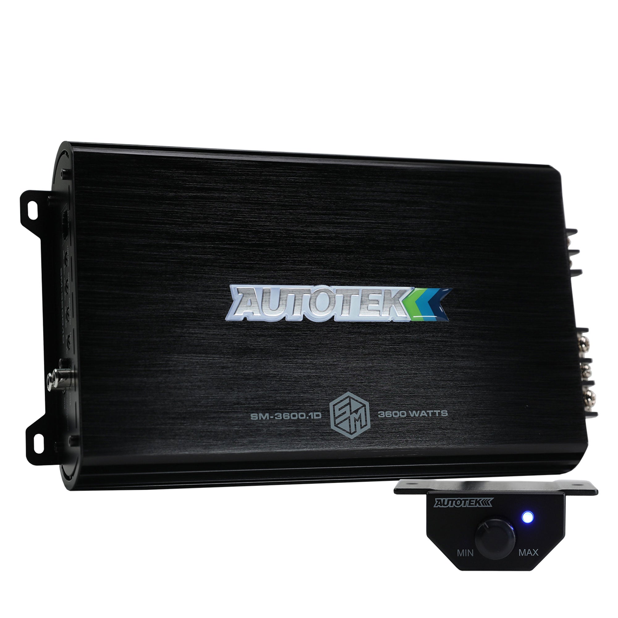 Autotek Street Machine 3600W 2 Channel Car Audio Amplifier, Bass Knob, Equalizer - VMInnovations