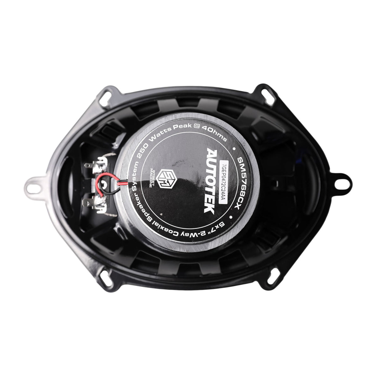 Autotek Street Machine 250W 5"x7" & 6"x8" 2 Way Car Audio Coaxial Speakers, Pair