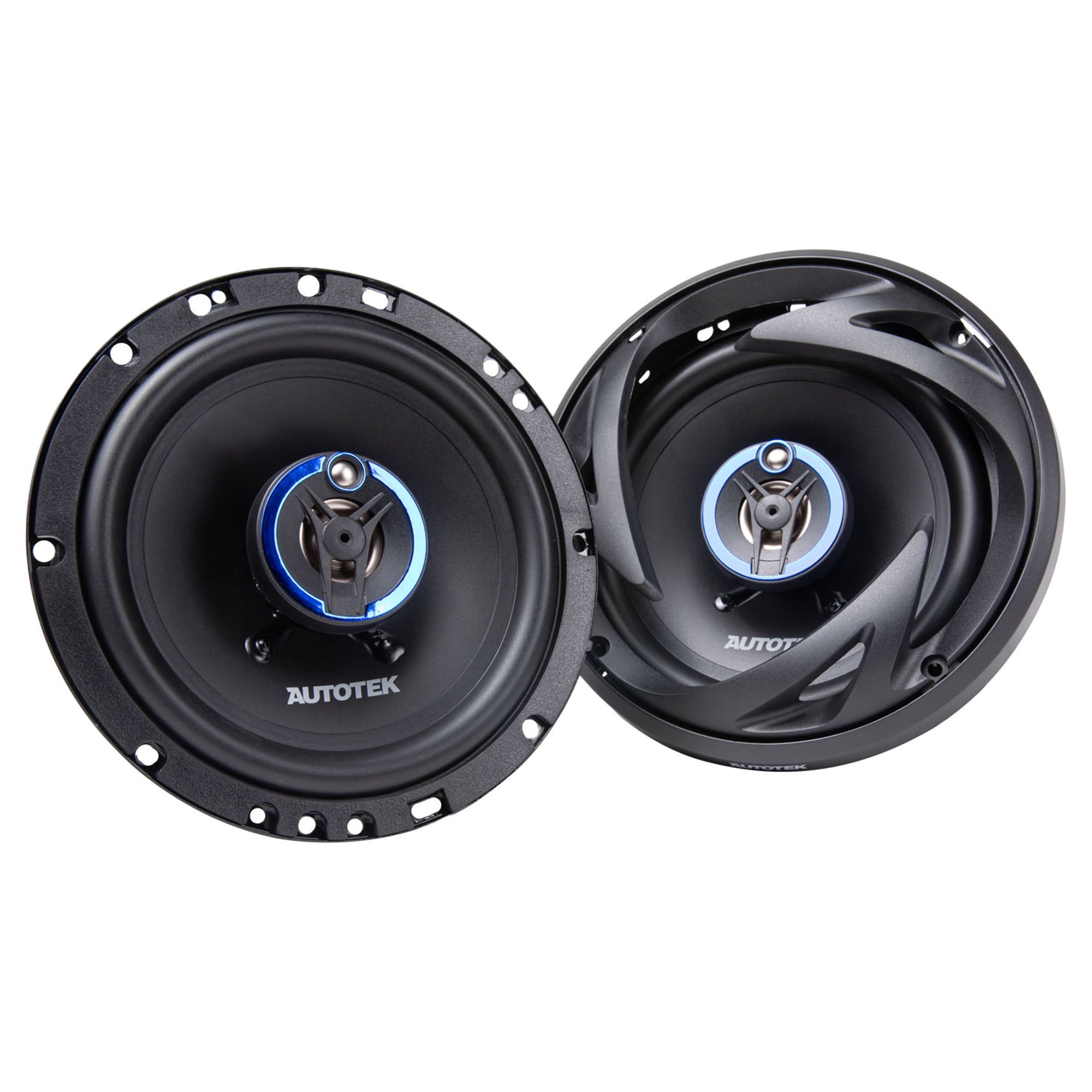 Autotek Street Machine 6.5 Inch 3-Way Car Audio Universal Coaxial Speakers, Pair - VMInnovations