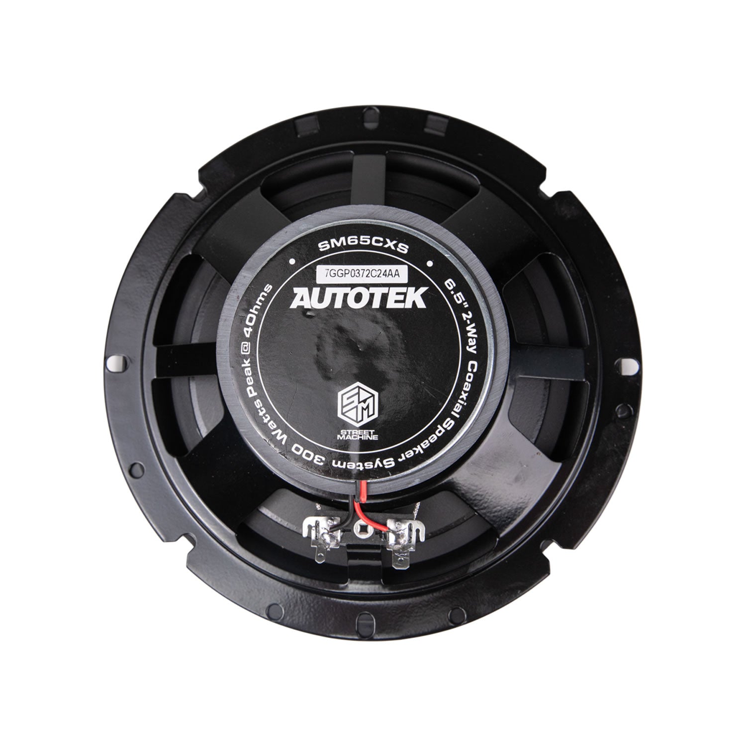 Autotek Street Machine 6.5 Inch 2-Way Shallow Car Audio Coaxial Speakers, 2 Pack - VMInnovations