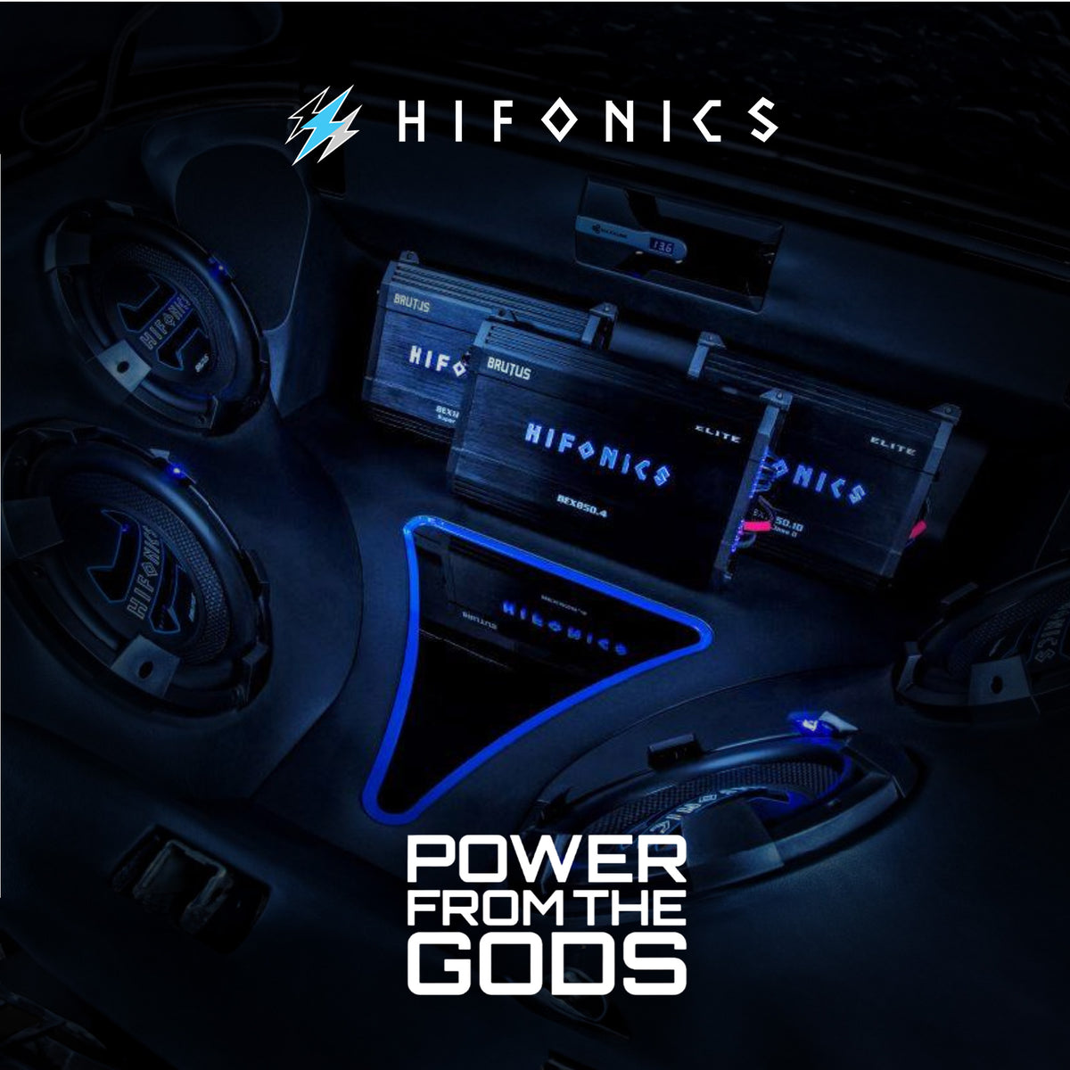 Hifonics 4 Pack ELITE 10" Subwoofer, Dual Voice Coil Car Audio Speaker, 1200W - VMInnovations