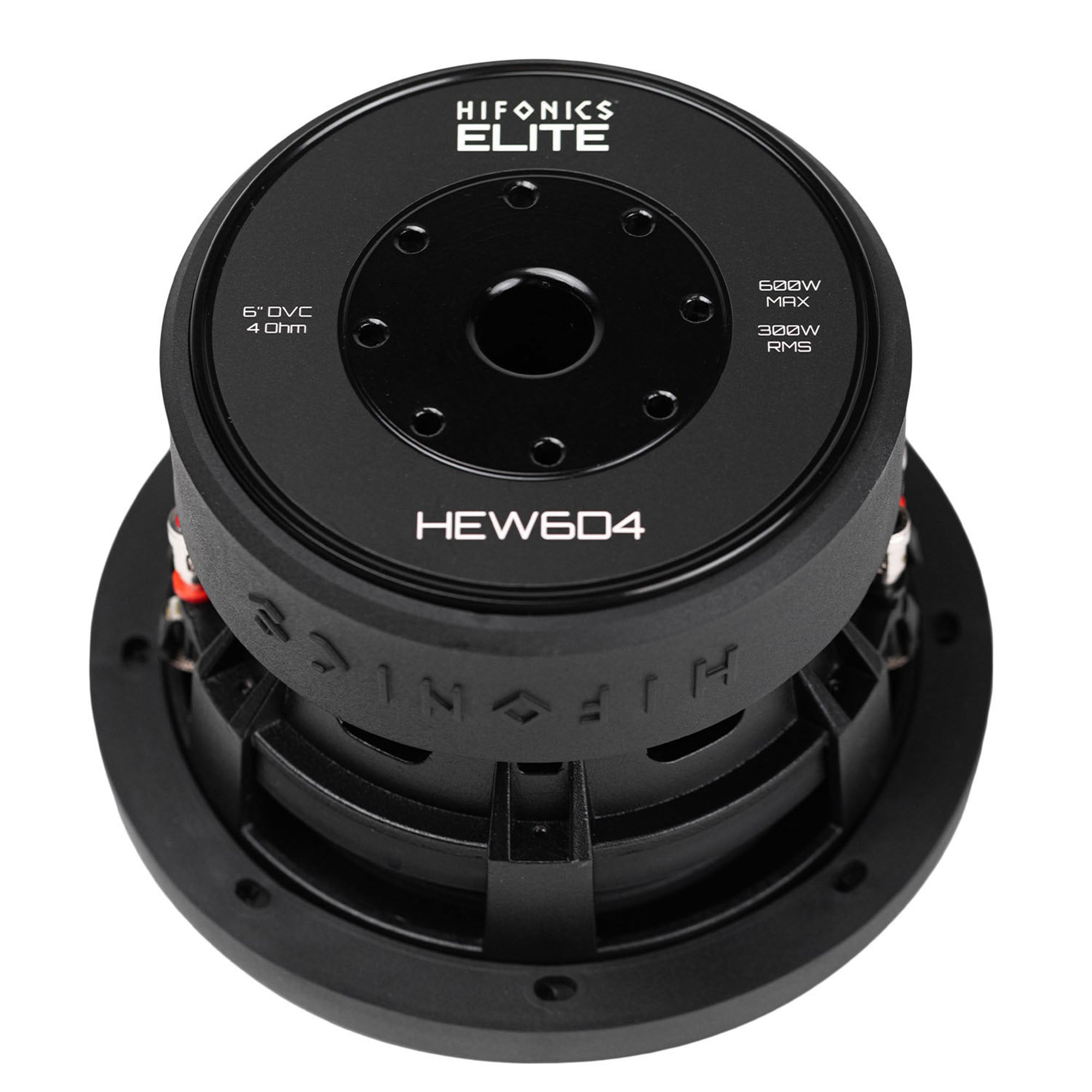 Hifonics 4 Pack ELITE 6.5 in. Subwoofer, Dual Voice Coil Car Audio Speaker, 600W