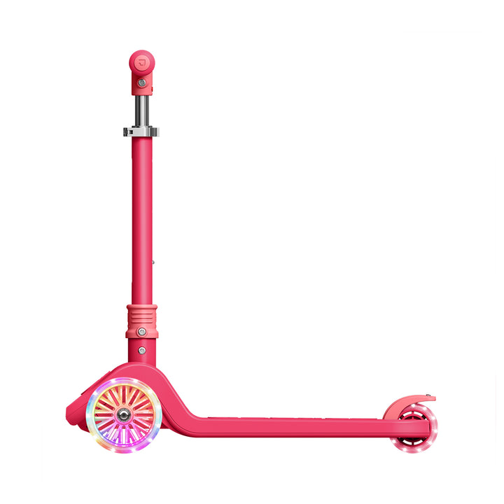 Jetson Bloom Kick Scooter with LED Lights & Height Adjustable Handlebar, Pink - VMInnovations