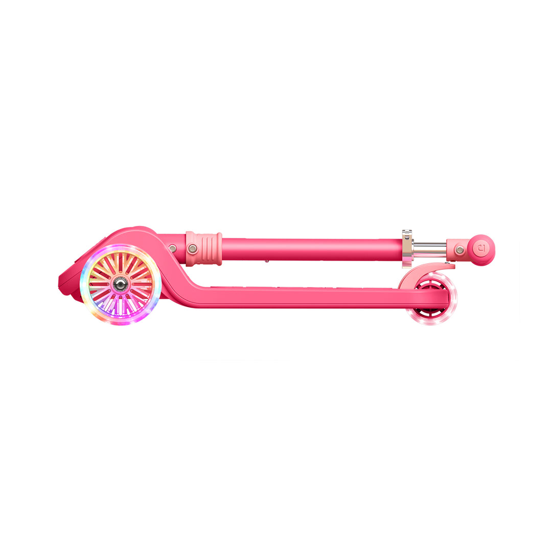 Jetson Bloom Kick Scooter with LED Lights & Height Adjustable Handlebar, Pink - VMInnovations