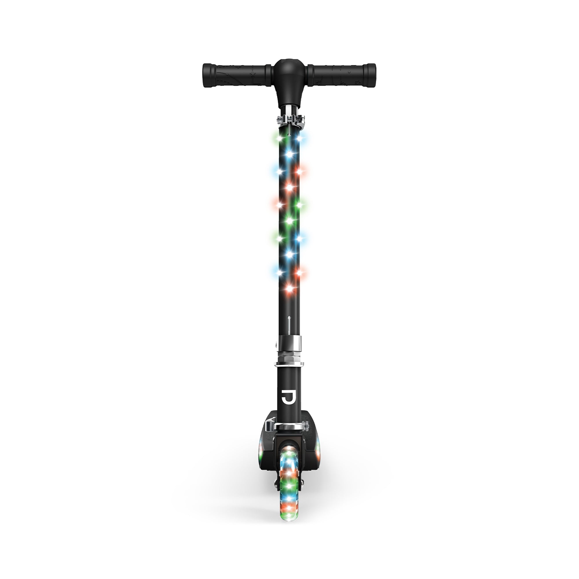 Jetson Jupiter Kick Scooter with LED Lights & Height Handlebar, Black (Open Box) - VMInnovations