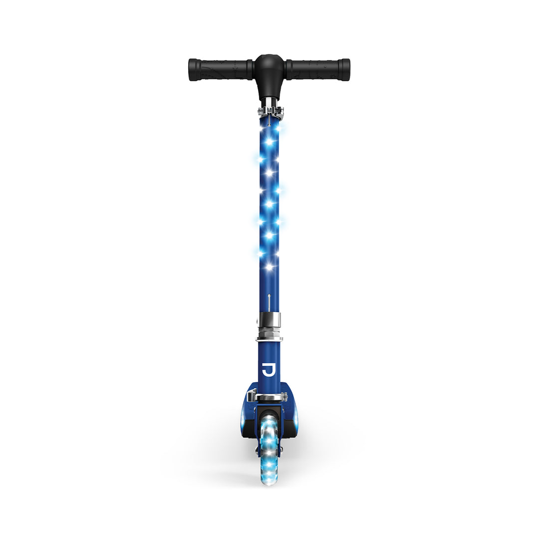 Jetson Jupiter Kick Scooter with LED Lights & Height Adjustable Handlebar, Blue - VMInnovations