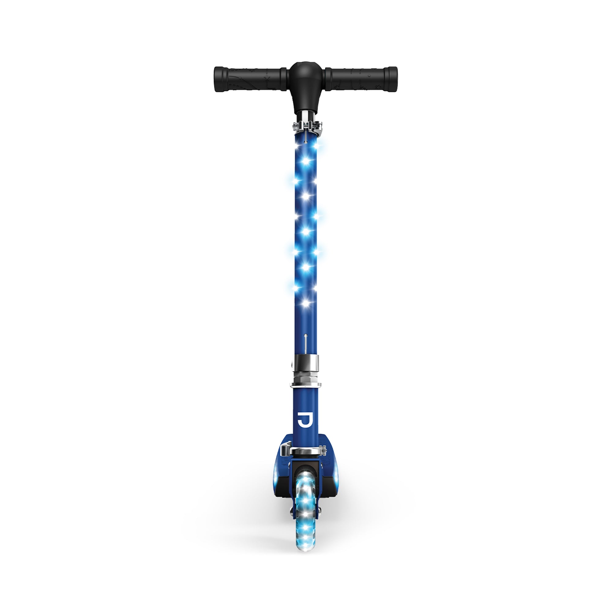 Jetson Kick Scooter w/LED Lights & Height Adjustable Handlebar, Blue (Open Box) - VMInnovations