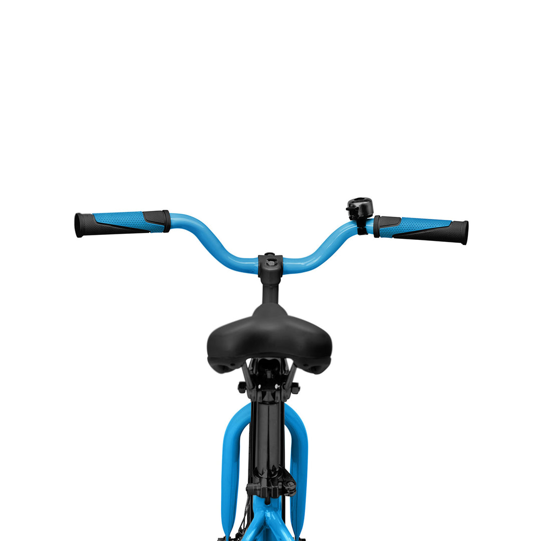 Jetson Light Rider 16" LED Kids Bike with Coaster Brakes, Training Wheels, Blue - VMInnovations