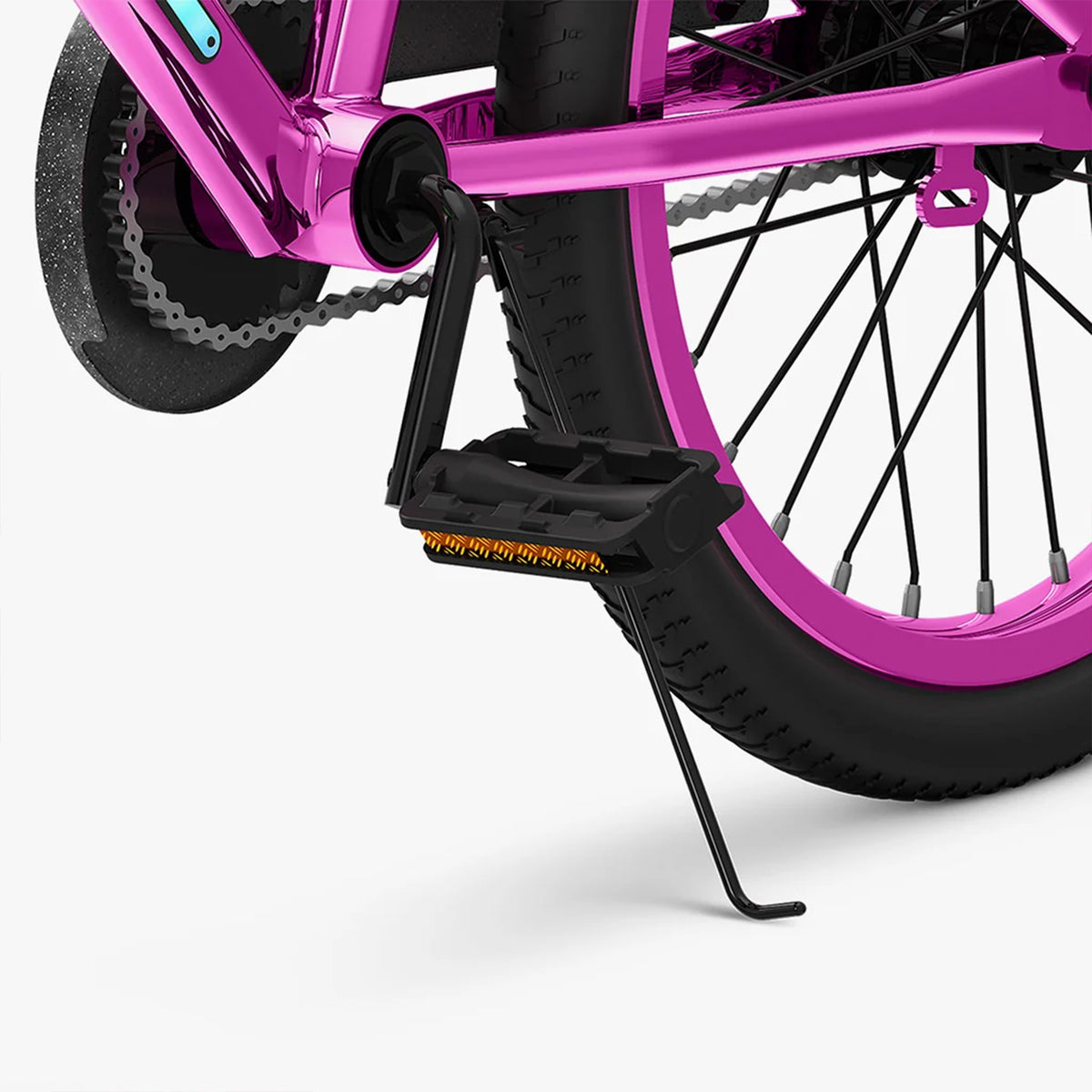Jetson Light Rider 20 Inch LED Kids Bike with Hand Brakes and Kickstand, Pink