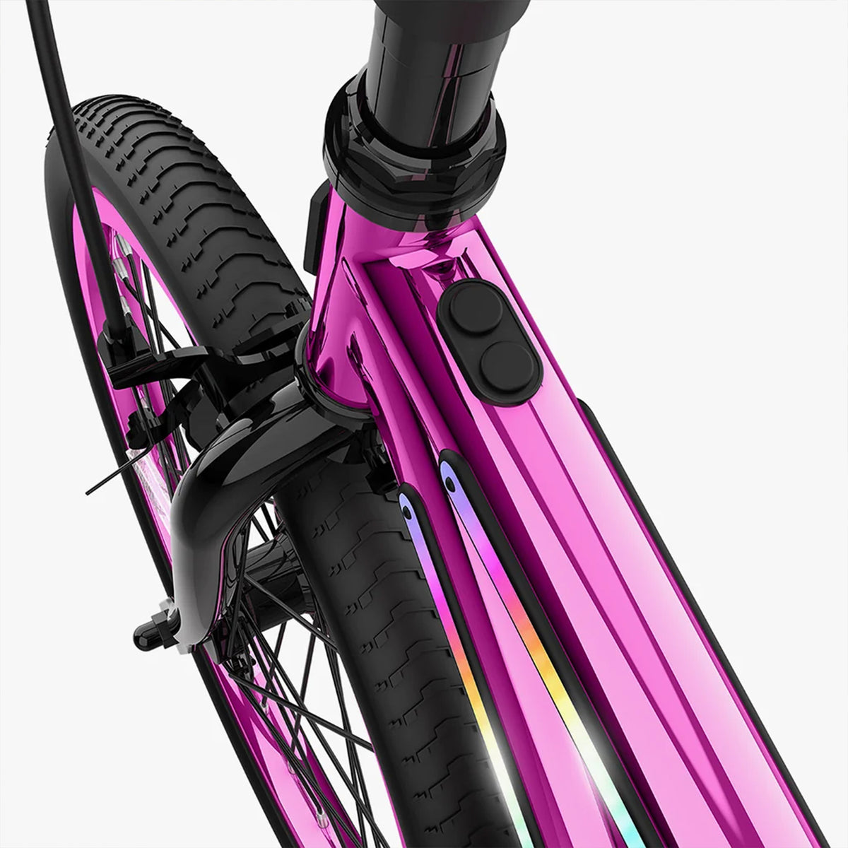 Jetson Light Rider 20 Inch LED Kids Bike with Hand Brakes and Kickstand, Pink