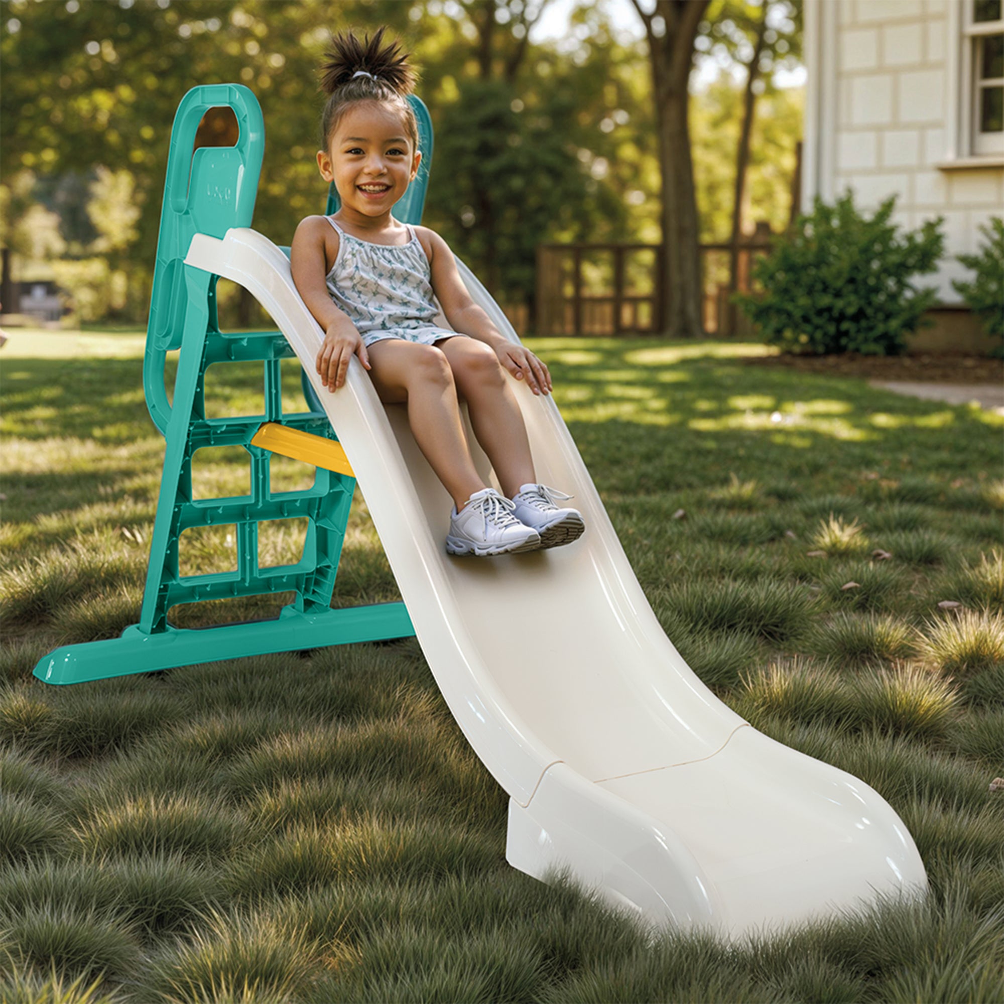 DOLU Big Splash Slide for Indoor or Outdoor Use with Water Connection (Open Box)