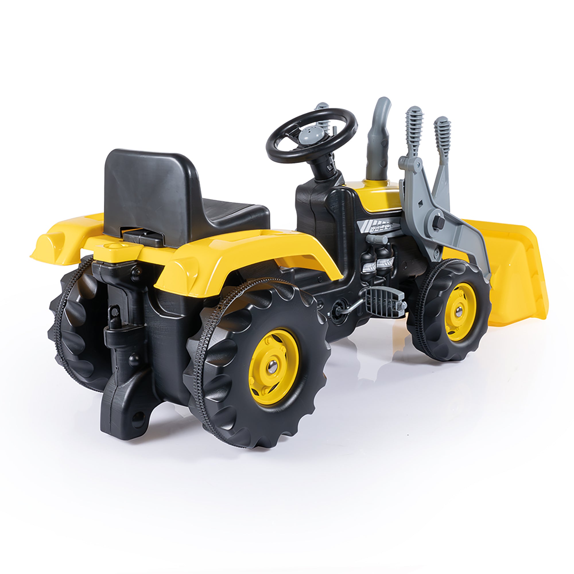 DOLU Kids Pedal Tractor and Excavator Ride On Toy with Adjusting Seat (Open Box)