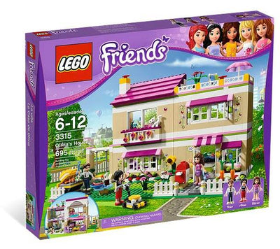 LEGO® Friends Girls Olivia's Play House w/ Three Mini Doll Figures | 3315