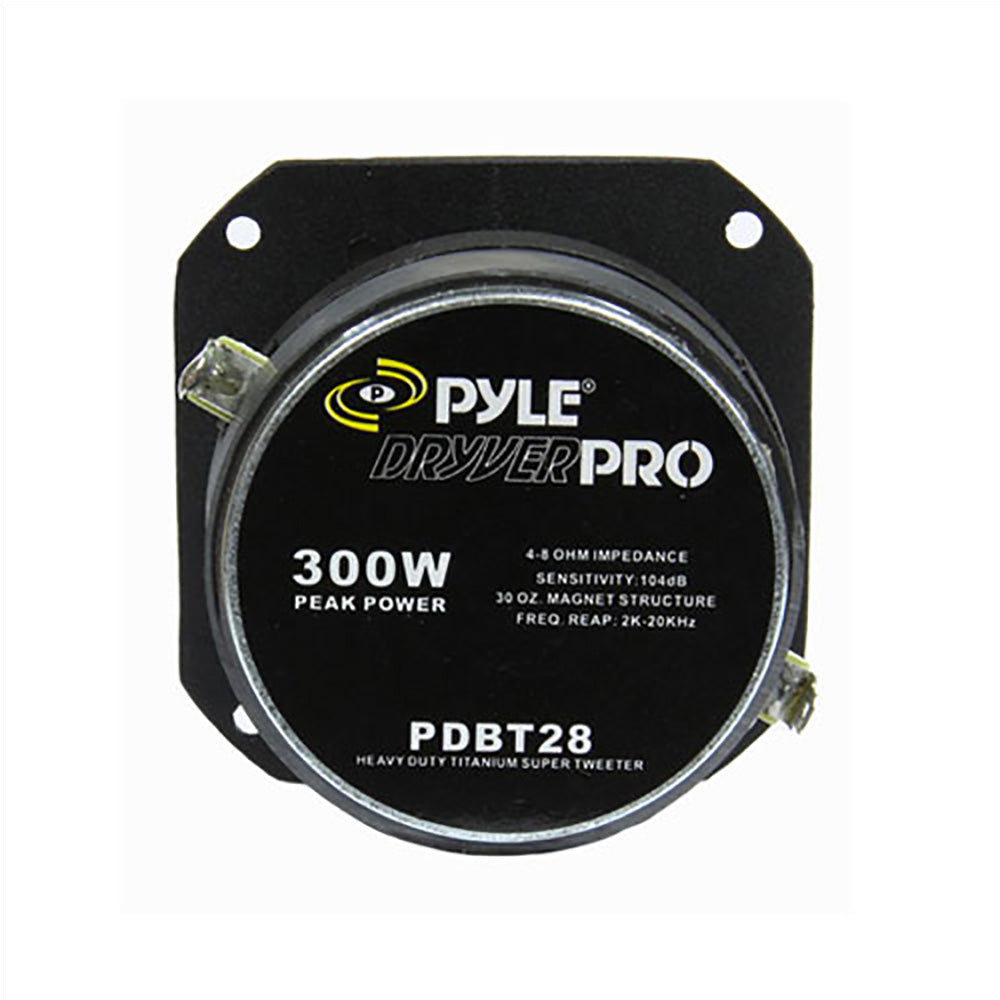 Pyle Pro Dryver 1" 300 Watt Heavy Duty Titanium Super Car Tweeter (Refurbished)