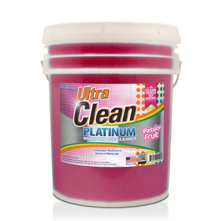 Ultra Clean Platinum Multipurpose Cleaner, Non-Abrasive, Passion Fruit, 5 Gal - VMInnovations
