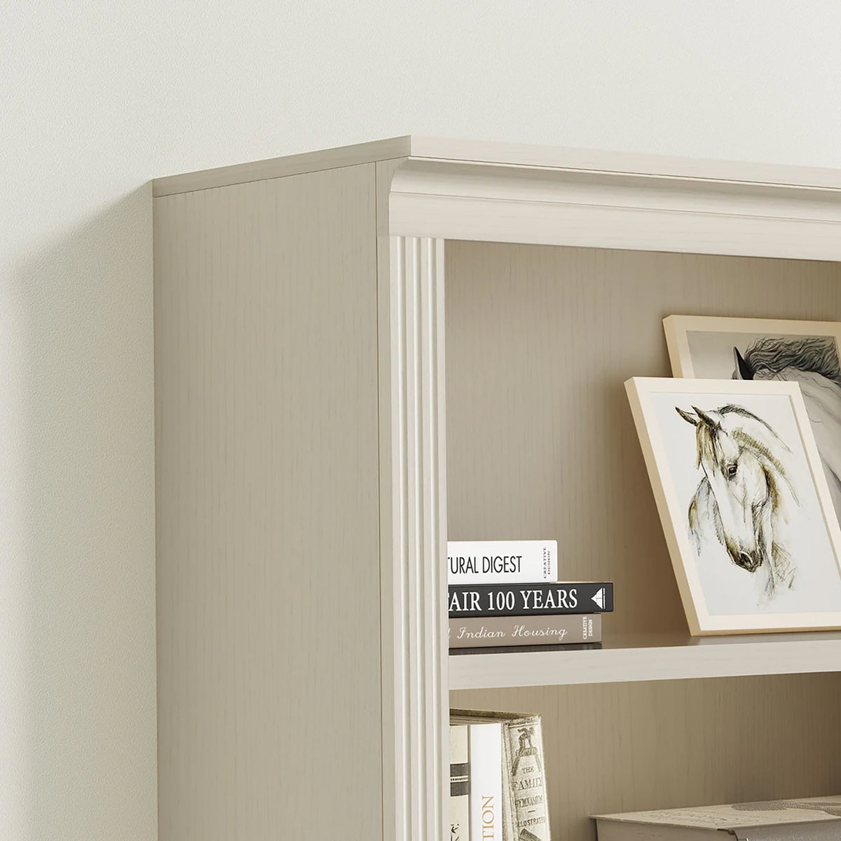 VAUXHILL & CO. Halston Multi-Depth Bookcase, Adjustable Shelving Unit (Used)