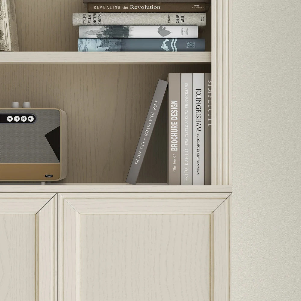 VAUXHILL & CO. Halston Standard Bookcase, Doors, Adjustable Shelf (Open Box) - VMInnovations