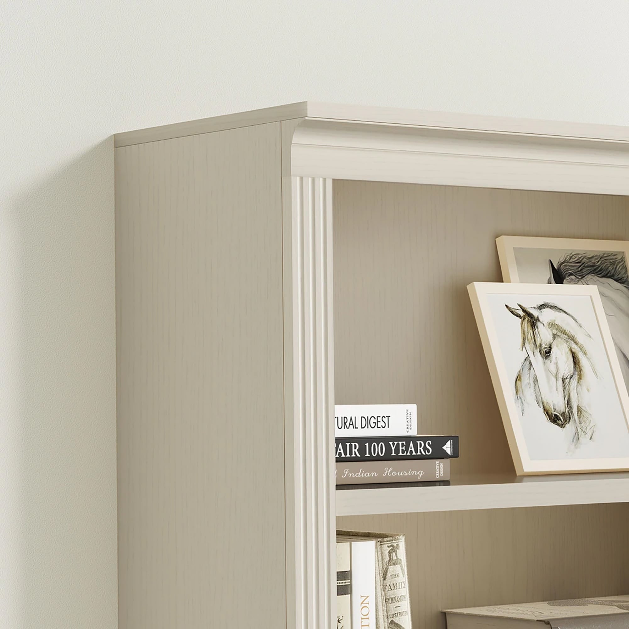 VAUXHILL & CO. Halston Standard Bookcase, Doors, Adjustable Shelf (Open Box) - VMInnovations