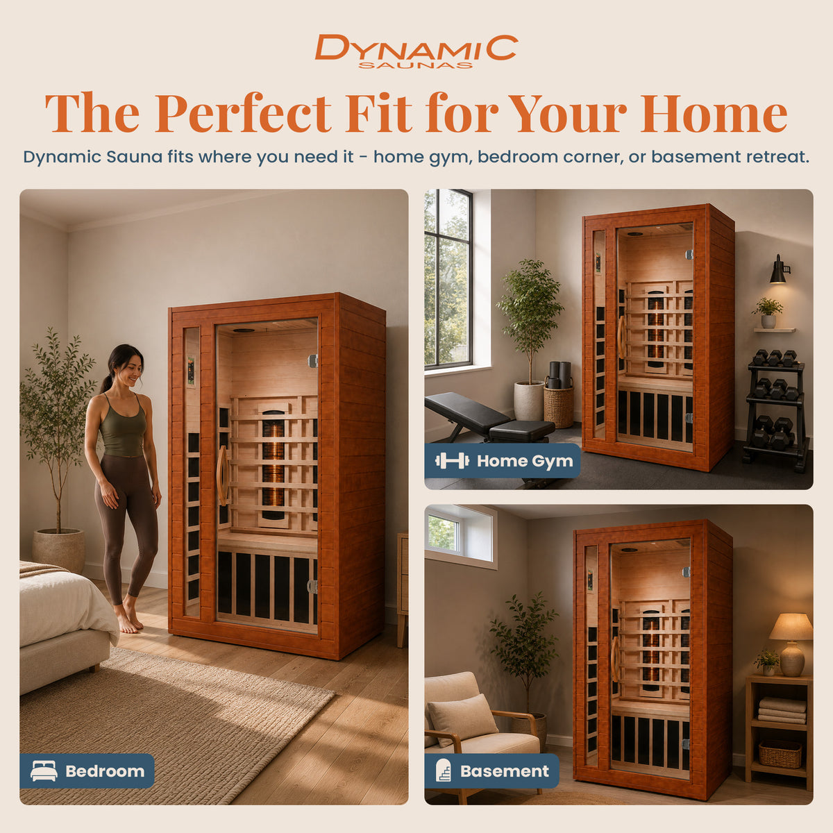 Dynamic Saunas 2-Person Full Spectrum Infrared Sauna Lighting, Speakers, Cordoba