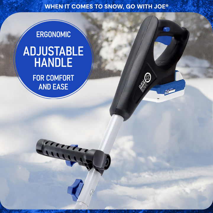 Snow Joe 24V Cordless Snow Shovel Kit for Driveway Winter Snow Removal, 24V-SS10