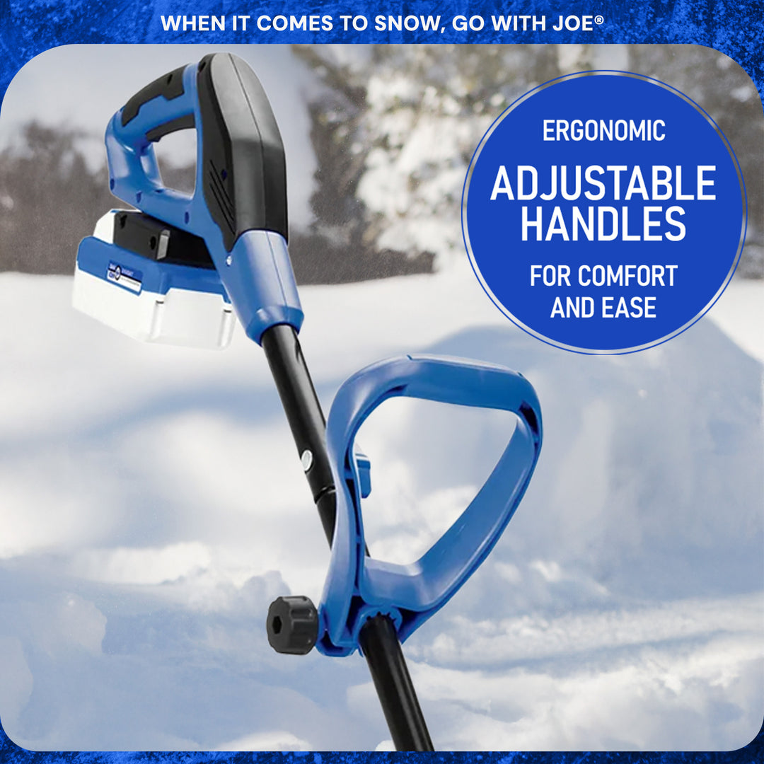 Snow Joe 24V Cordless Snow Shovel Kit for Driveway Winter Snow Removal, 24V-SS13