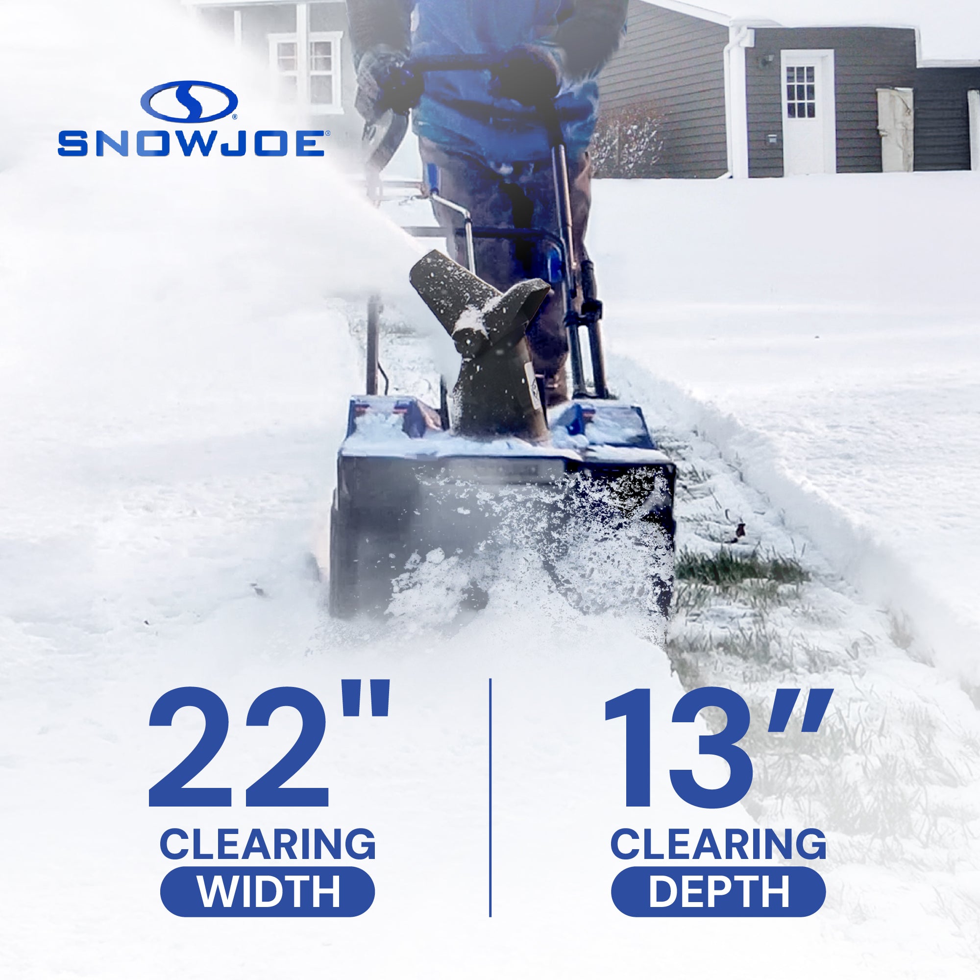 Snow Joe Electric Snow Blower, 22-Inch 14.5-Amp Single Stage, LED Light, SJ626E - VMInnovations