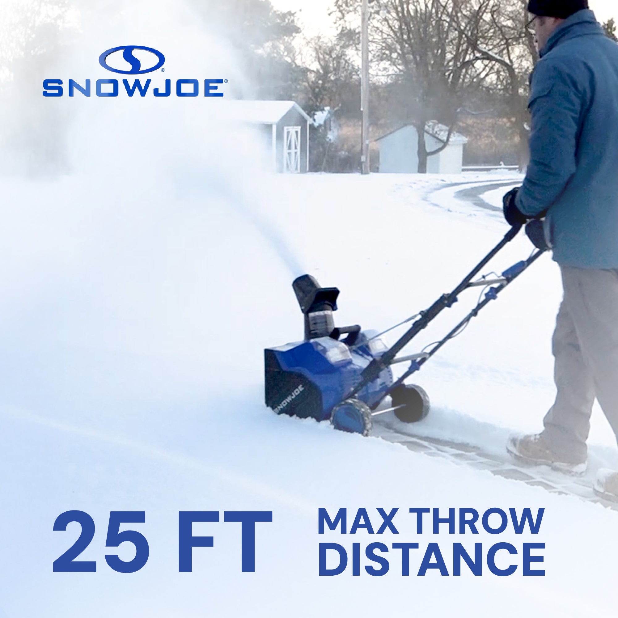 Snow Joe Electric Snow Blower, 22-Inch 14.5-Amp Single Stage, LED Light, SJ626E - VMInnovations