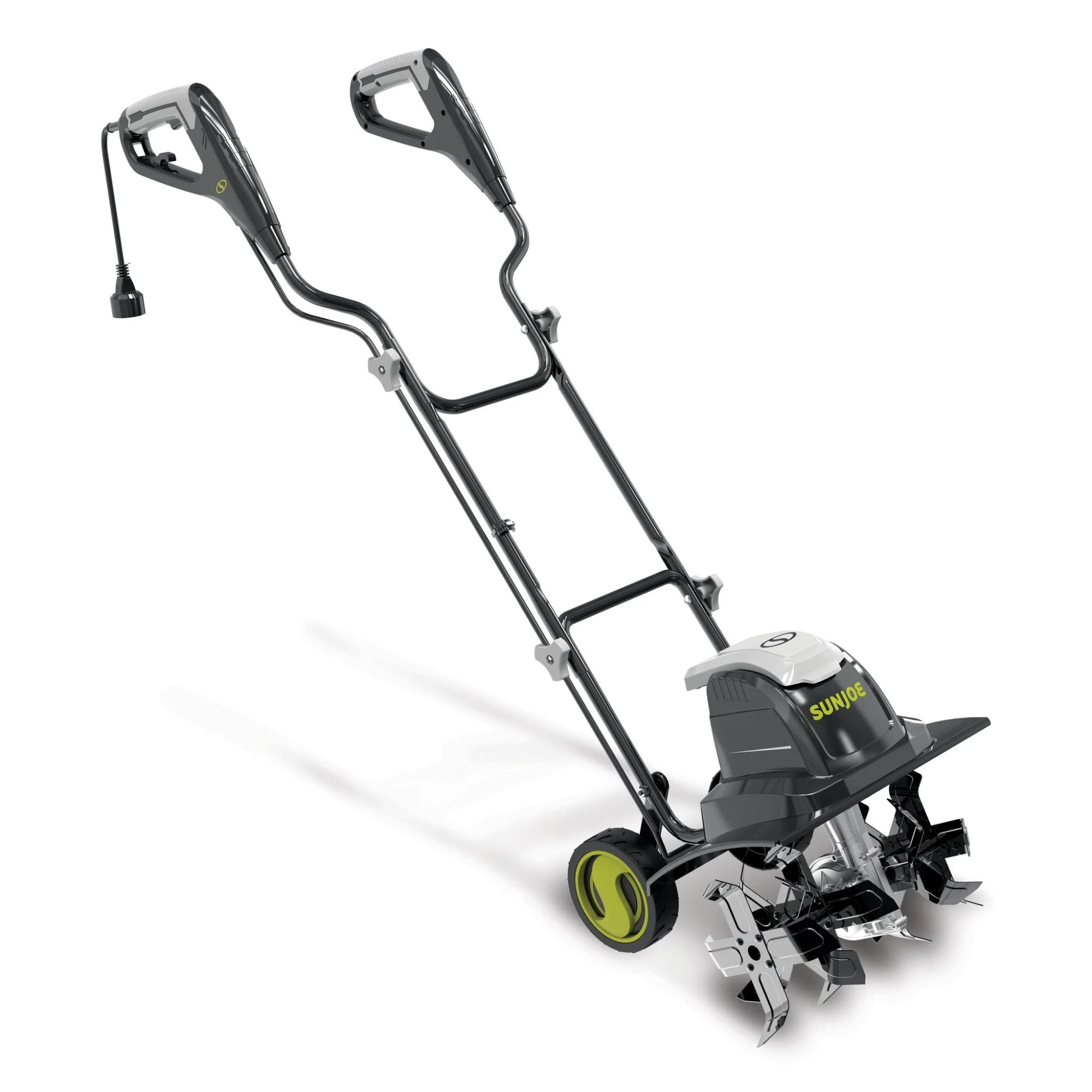 Sun Joe Electric Garden Tiller Cultivator, Steel Tines, 15 Amp, 15.7" (Used)