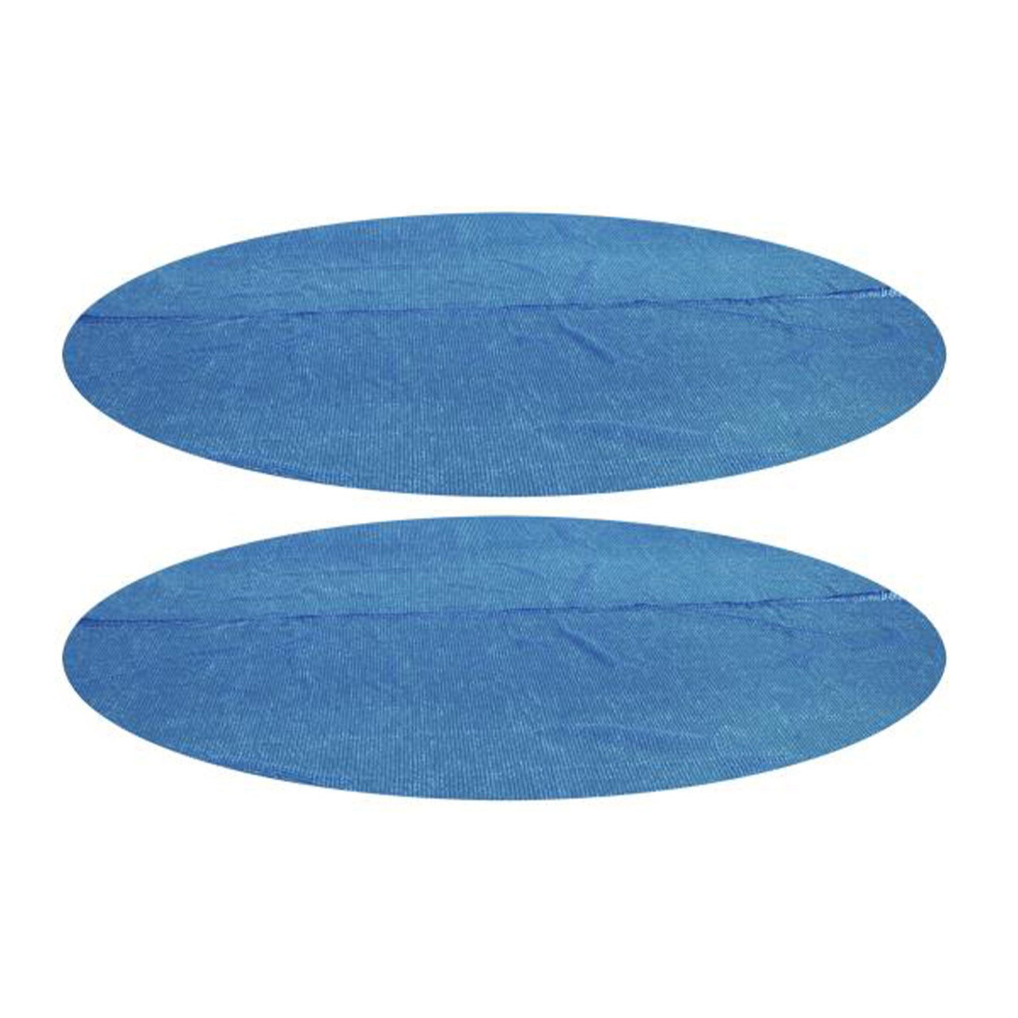 Bestway Flowclear 14 Feet Round Above Ground Pool Solar Pool Cover Only, 2 Pack - VMInnovations