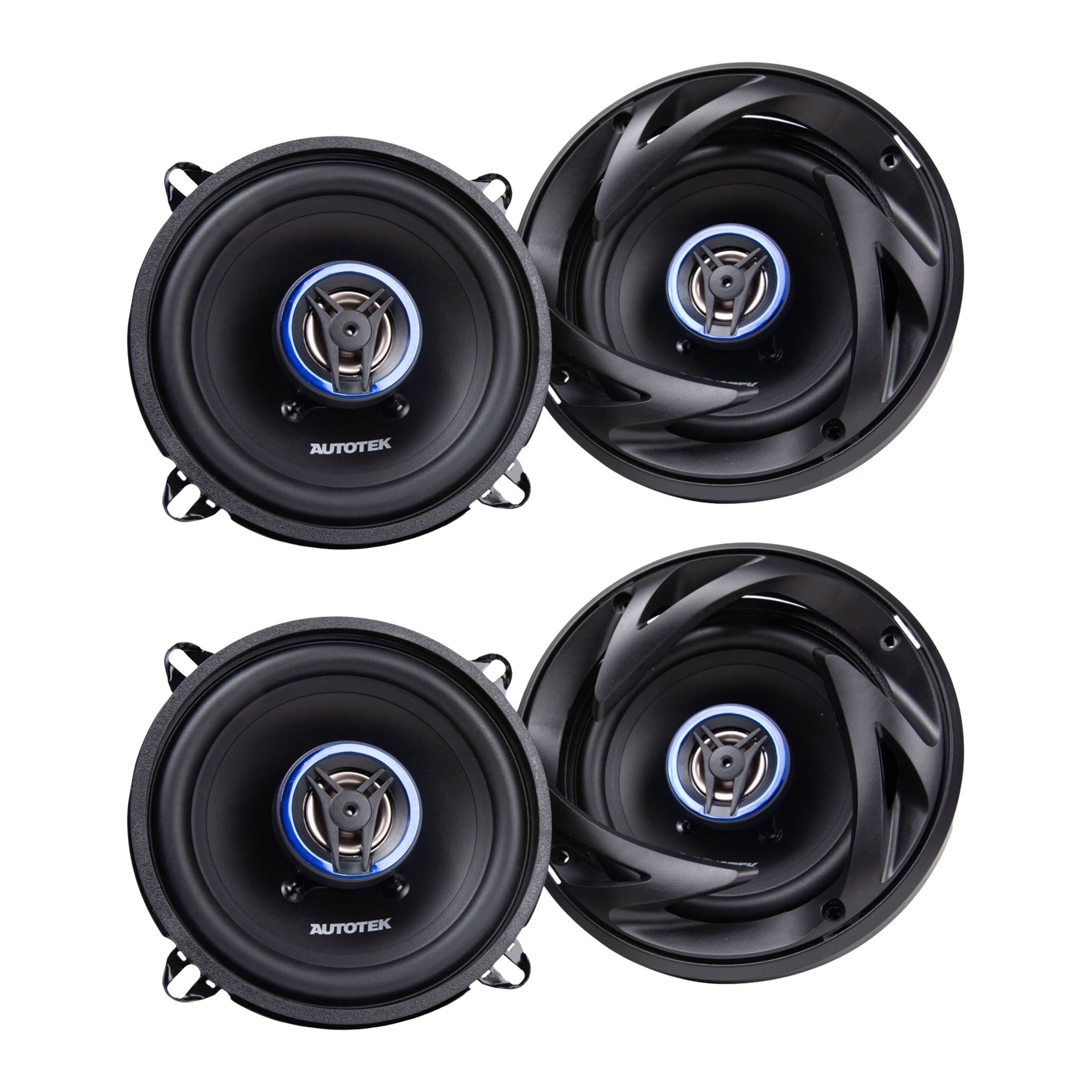Autotek 4 Pack Street Machine 250 Watt 5.25" 2 Way Car Audio Coaxial Speakers - VMInnovations