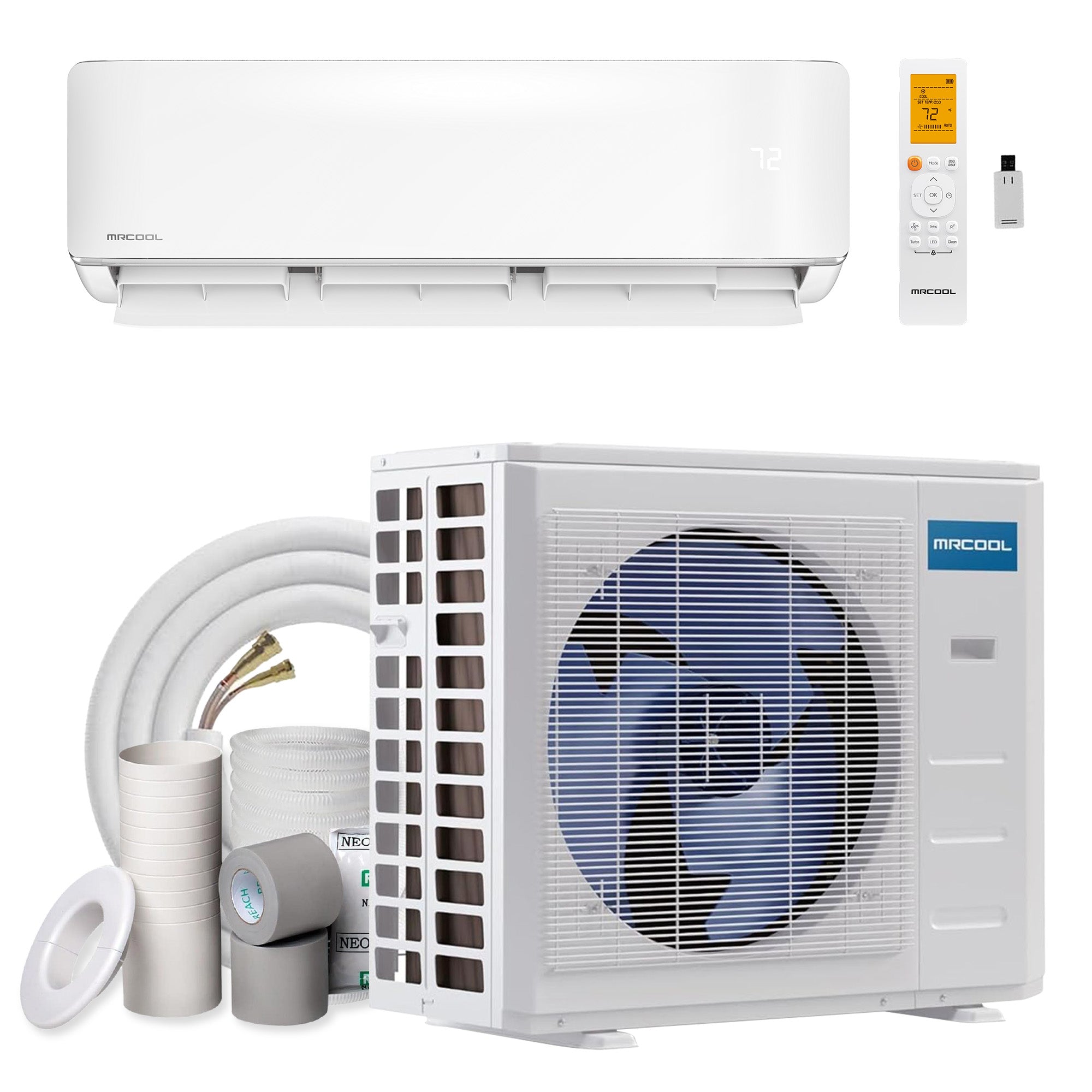 MRCOOL 24,000 BTU DIY Ductless Mini-Split Smart WiFi Air Handler/Condenser 230V - VMInnovations