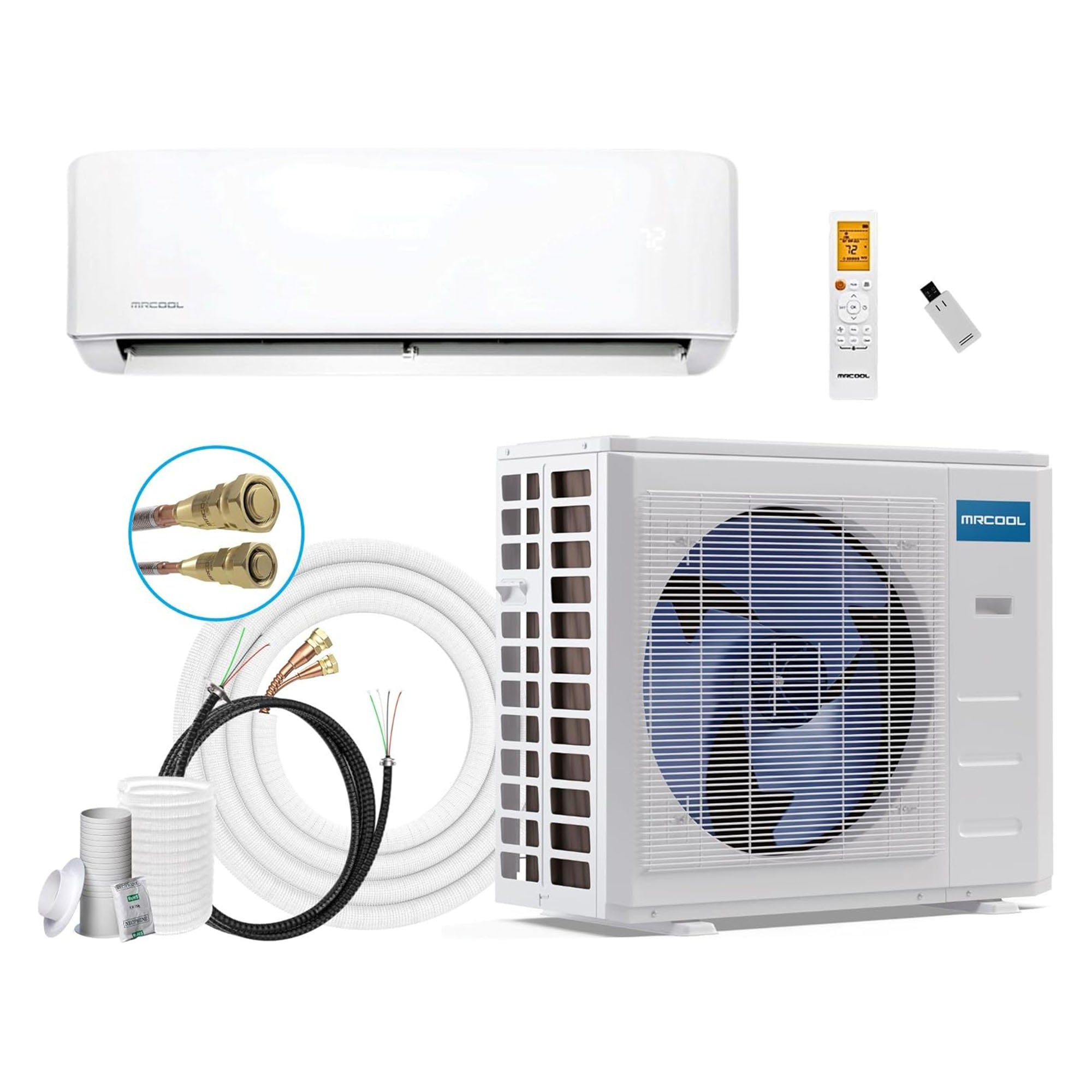 MRCOOL 24,000 BTU DIY Ductless Mini-Split Smart WiFi Air Handler/Condenser 230V - VMInnovations