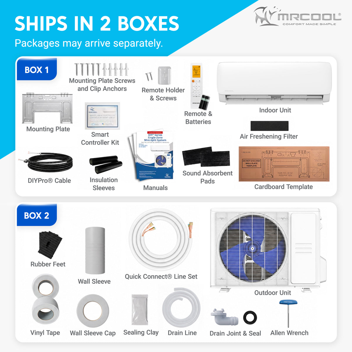 MRCOOL Easy Pro 18K BTU DIY Ductless Mini-Split Air Conditioner Pump (Open Box) - VMInnovations