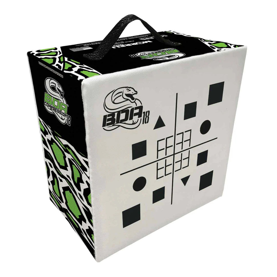 Morrell Targets BOA Compression Foam Archery Target Block, 18 Inch, White/Black - VMInnovations