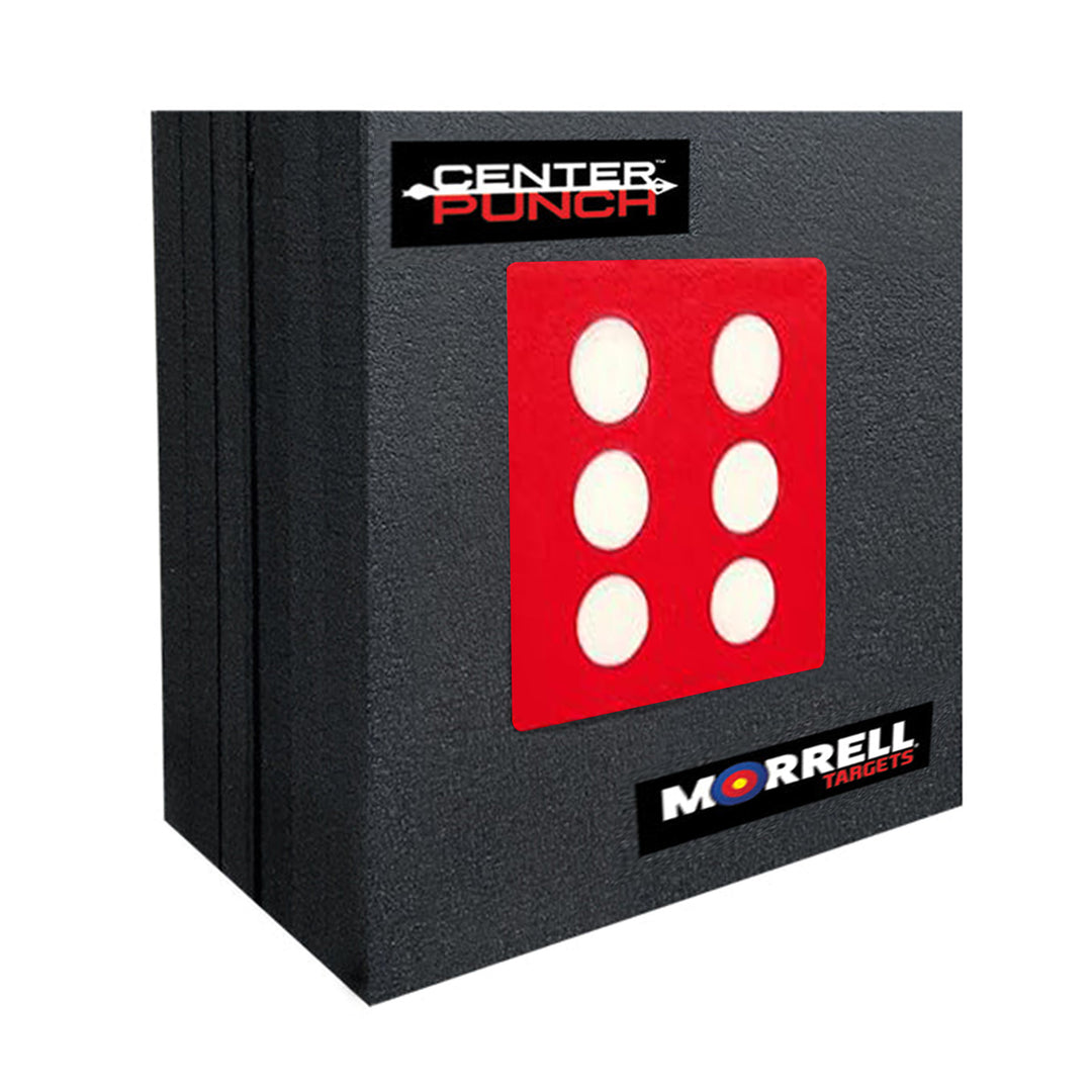 Morrell Targets Center Punch 24″ Foam Frame with High Roller Insert, Black/Red - VMInnovations