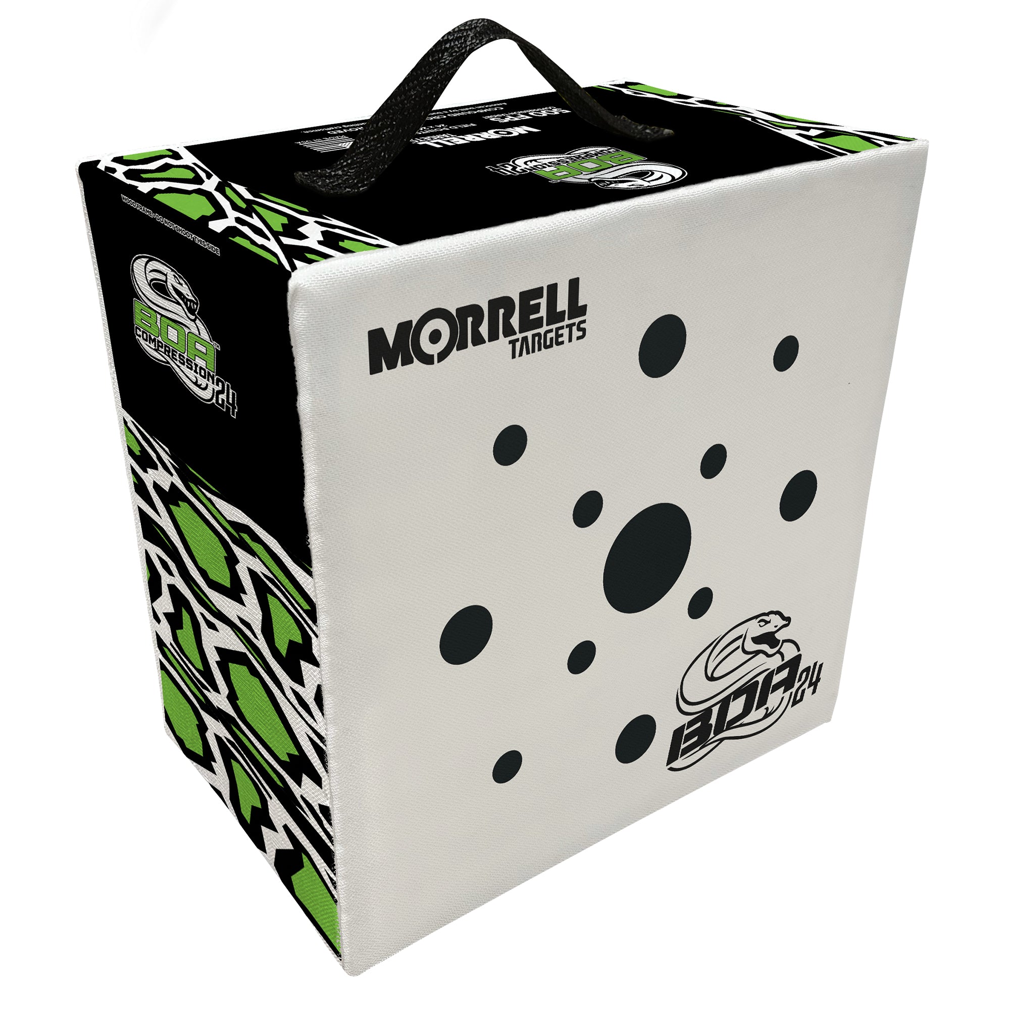 BIGshot Targets BOA Compression Foam Archery Target Block, 24 Inch, White/Black - VMInnovations